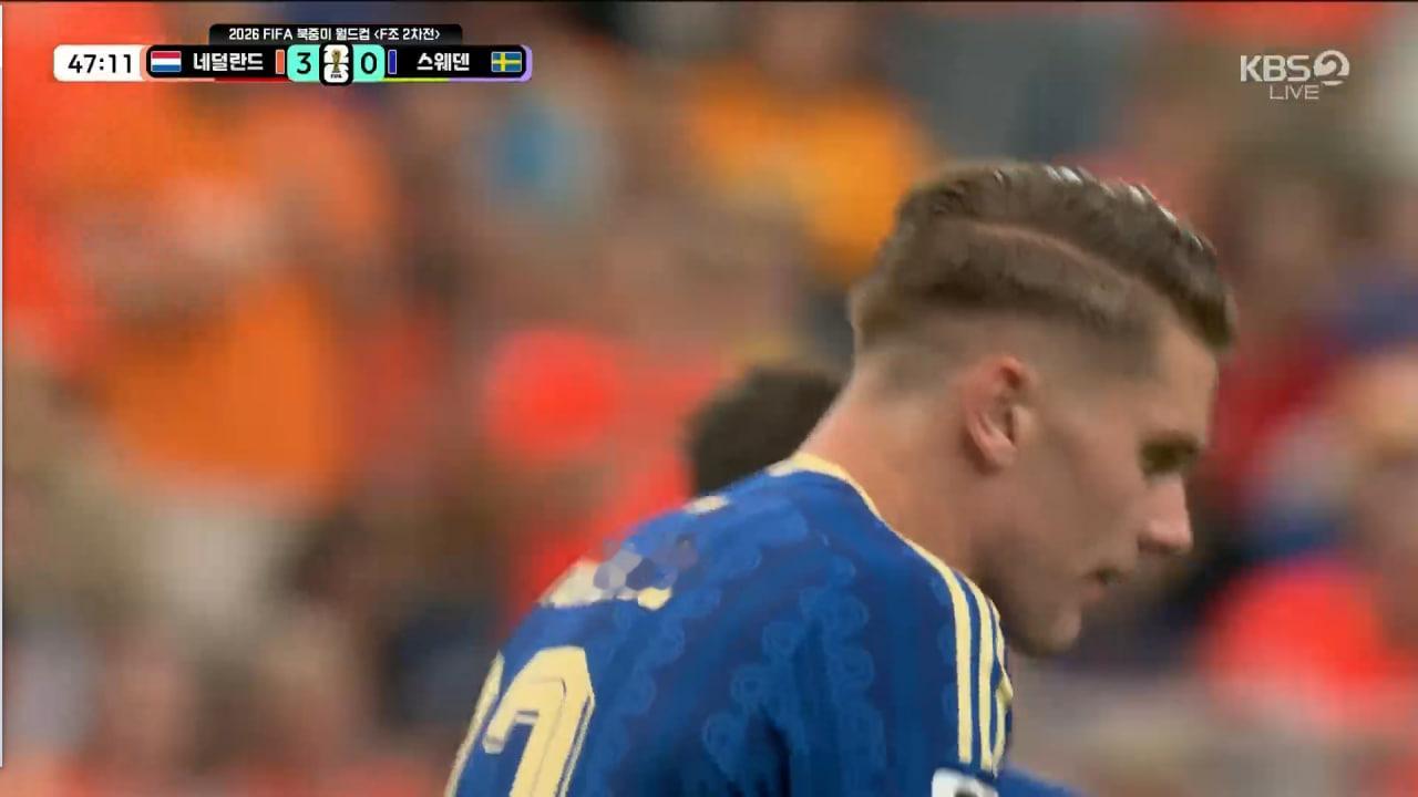 【闪击！！！荷兰3-0领先瑞典！！！】 眨个眼的时间，比分直接变成3-0！荷兰下