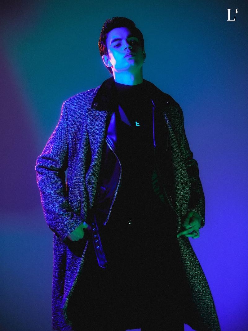 时尚灵感解读 model Gabriel Mourazza and L’Homm