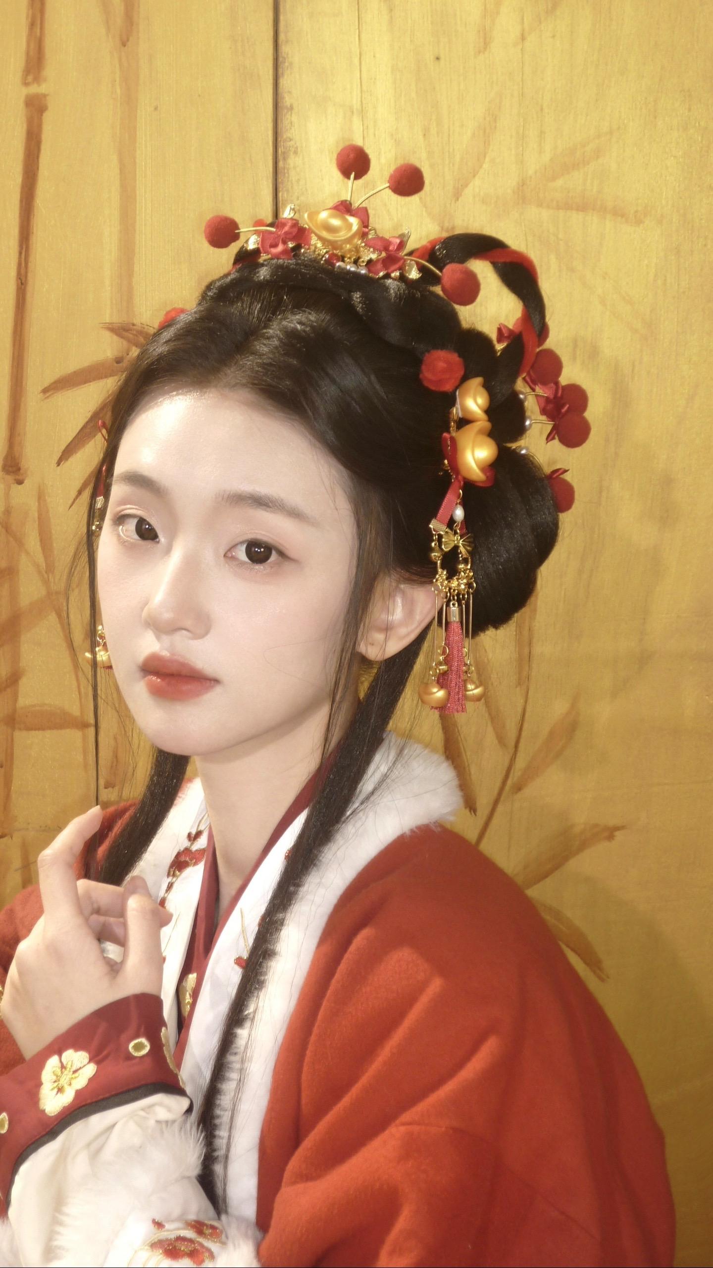 汉服妆造 国风合伙人 汉服发型 汉服发型教程 妆造
