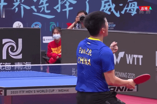 FZD 樊振东赛场上随便一个动作咋就那么好看 