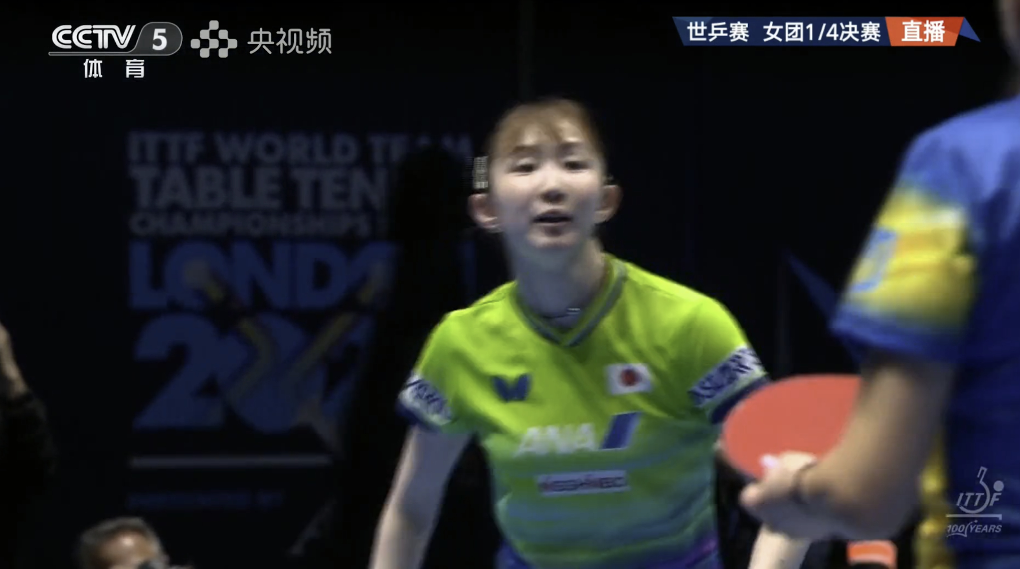 日本女团世乒赛晋级四强 伦敦世乒赛女团1/4决赛，日本总比分3-0战胜乌克兰，半