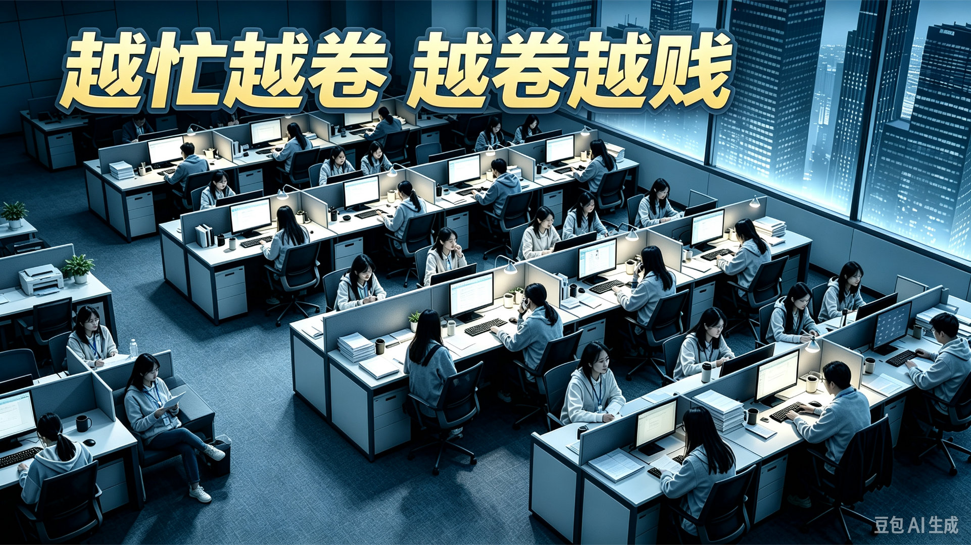 大家不停上班终于把人的价格打下来所有人都在往“有活干”的方向挤，你愿意降薪入职，