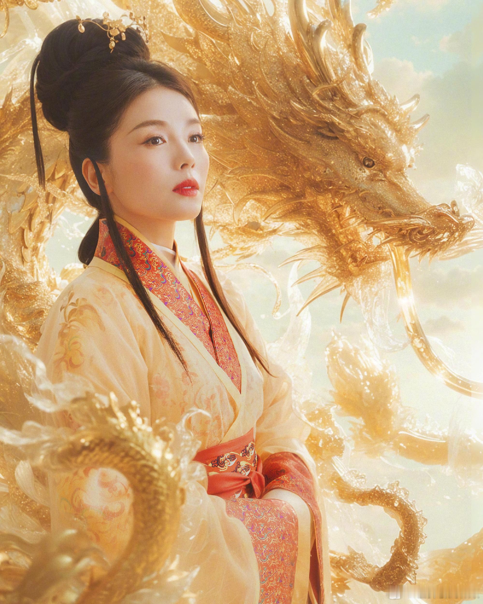 #刘涛春晚营业照是AI做的#刘涛姐姐真的好大气！！是属于我们中国女人的大气感[打