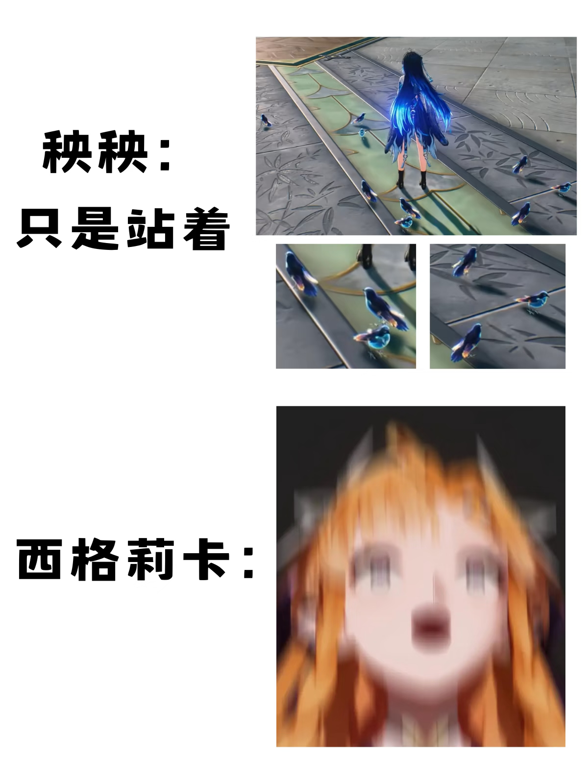 西格莉卡梦想中的队友NO.1 秧秧：？这个叫西格莉卡的孩子一直申请当我的队友是为