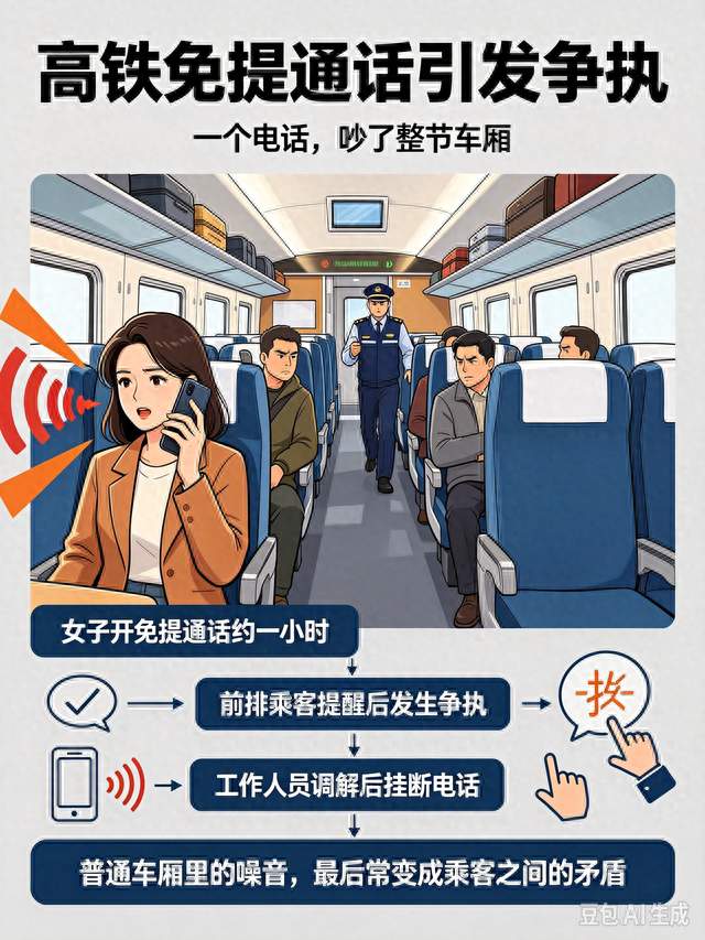 普通高铁车厢难禁噪音，劝阻者要担风险