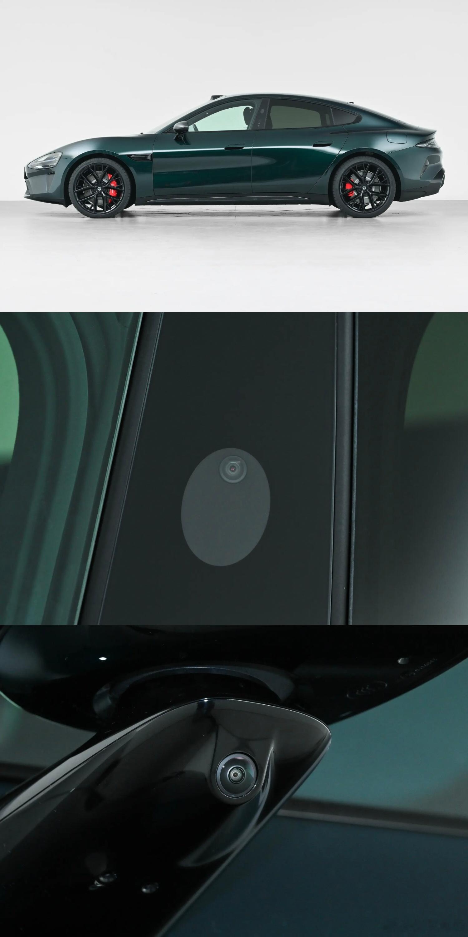 有点意思，小米的辅助驾驶传感器有改动了。1. 摄像头位置变动。原来辅助驾驶侧前向