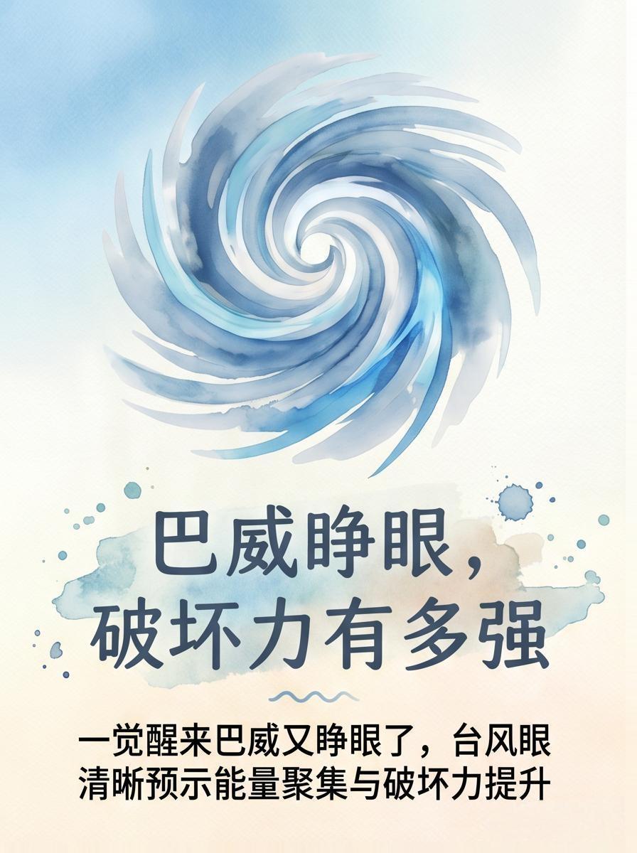 台风“睁眼”的玄机：从巴威升级看破坏力提升的信号
2026年7月11日凌晨，今年