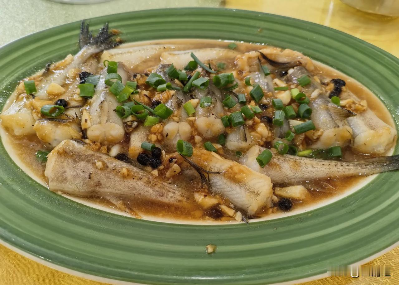 九肚鱼豉汁清蒸，别有一番风味。
       九肚鱼也叫“豆腐鱼”、“龙头鱼”，