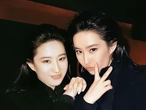 刘亦菲和她的替身，傻傻地分不清 