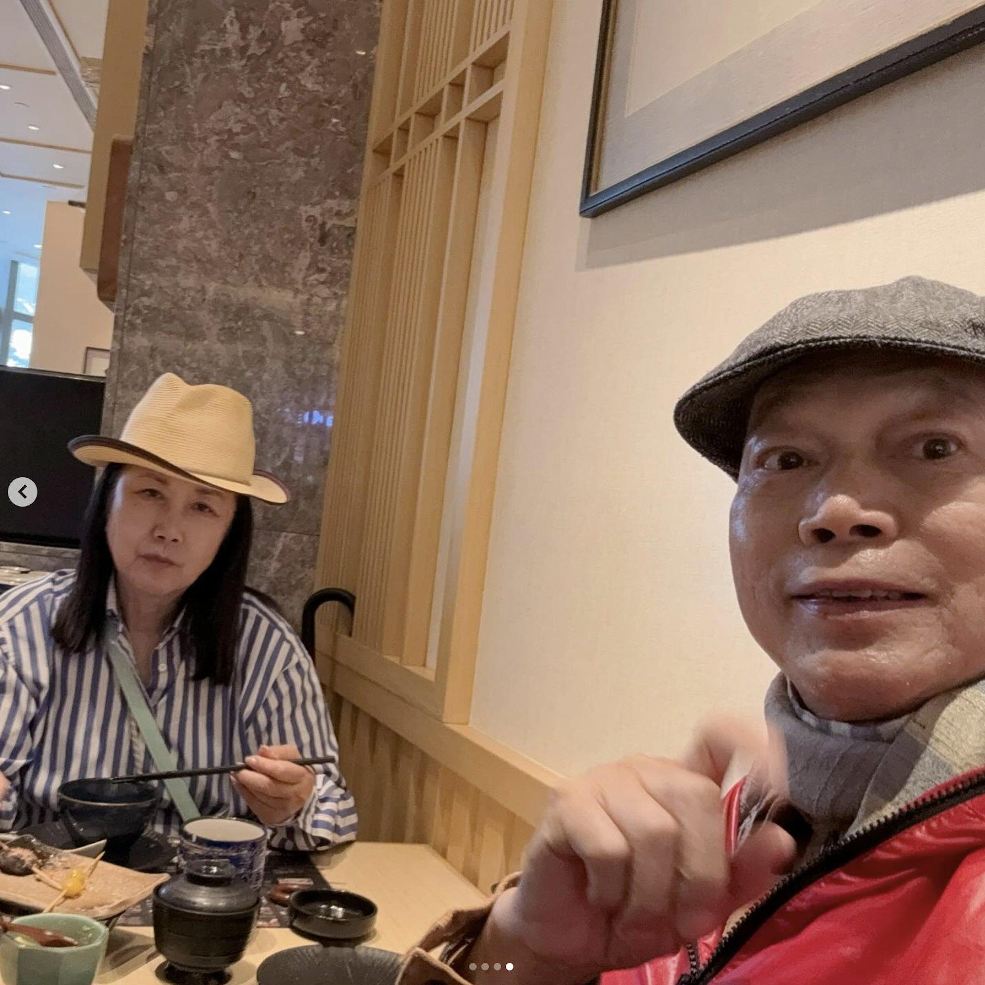 “阿姐”汪明荃表情好评，是不是还在怪罗家英访问中“乱说话”啊。 ​​​​