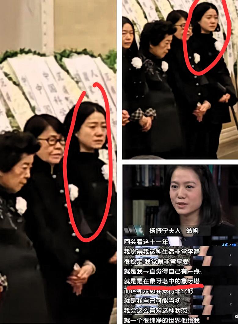 谁能说翁帆对杨先生的感情是假的？
看看最后送别那一幕，她站在人群里的样子，
眼睛