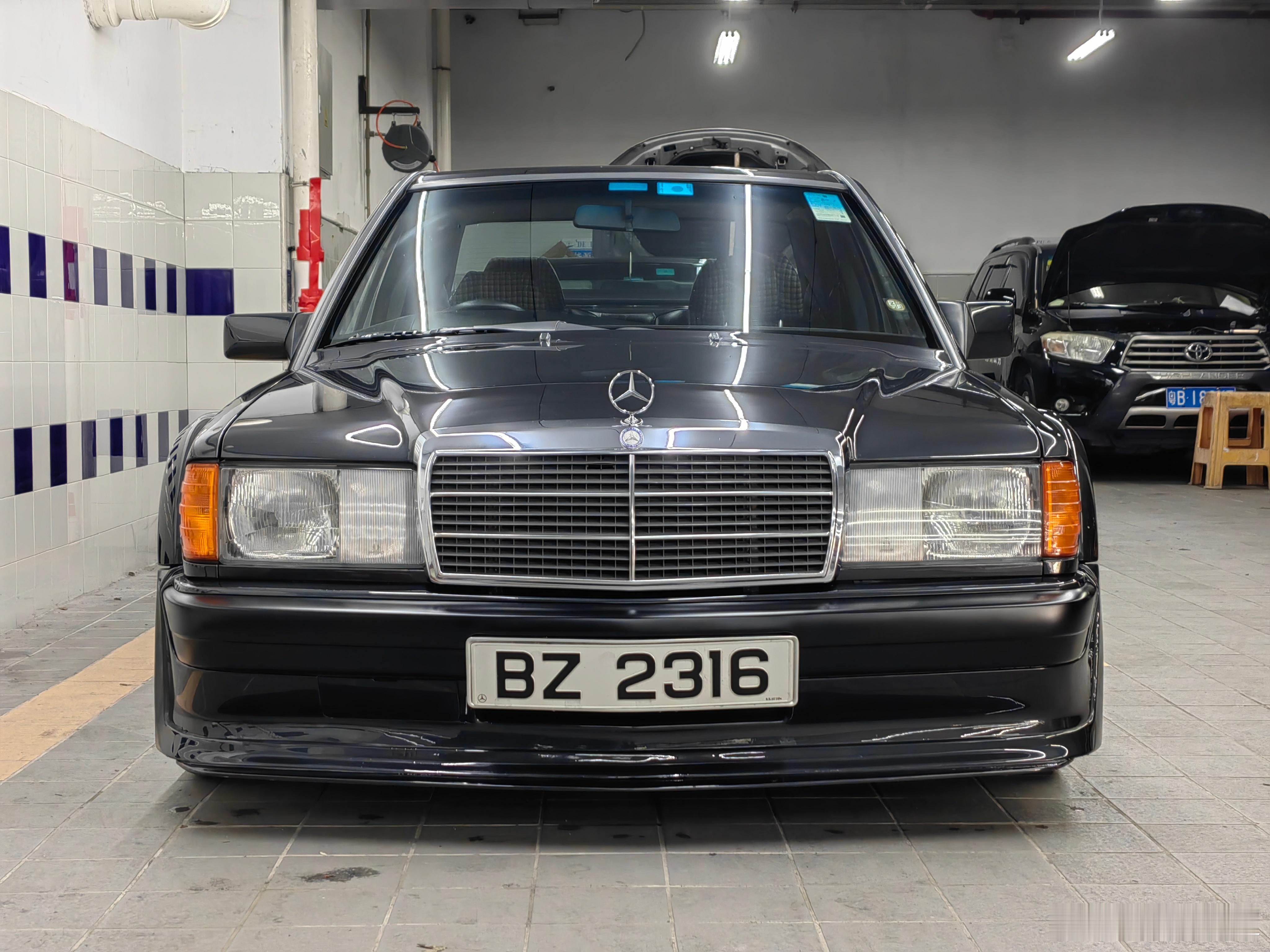 难得三部 190E 16V 同框，我们来一次大湾区自驾游，告诉大家他们年龄的秘密