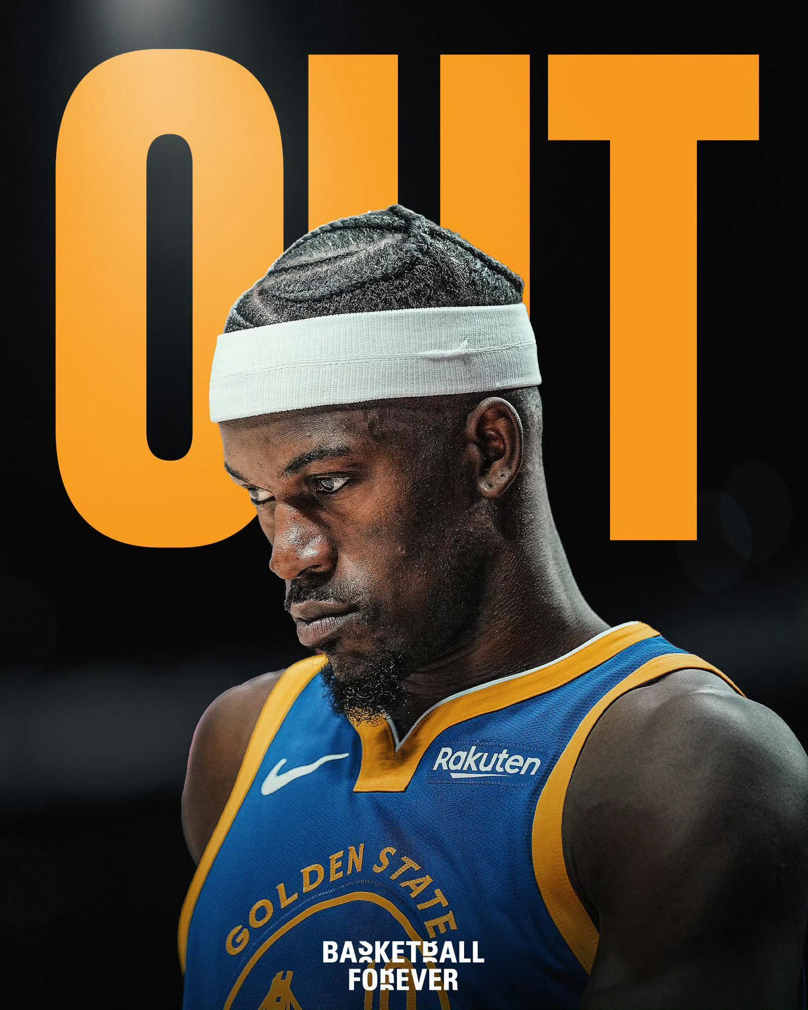 今天的比赛没看上，刚有时间看手机就看到了巴特勒遭遇前十字韧带撕裂，赛季报销😭3