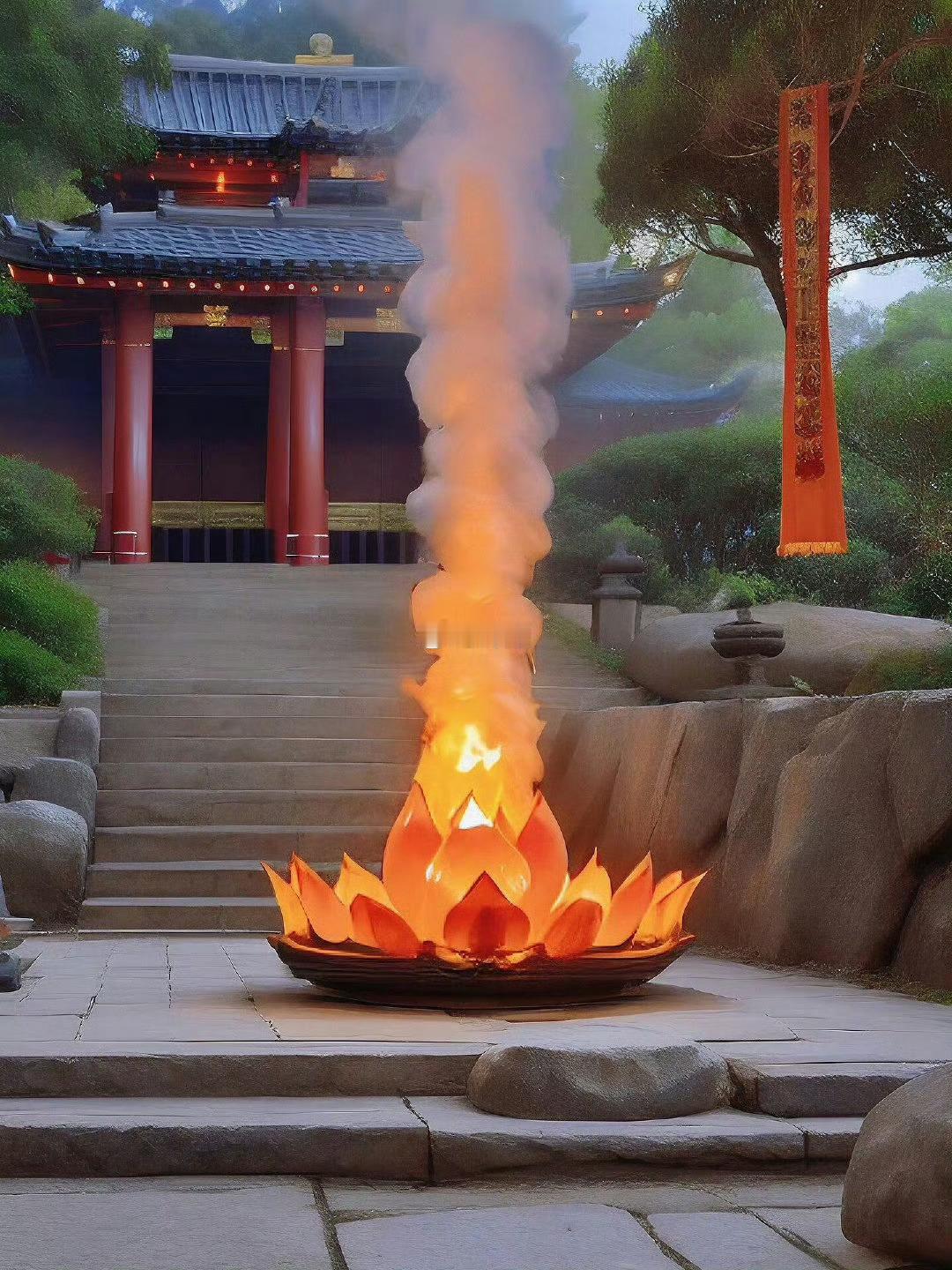 遇到佛香不要走开  说出心愿真的很灵的！ 