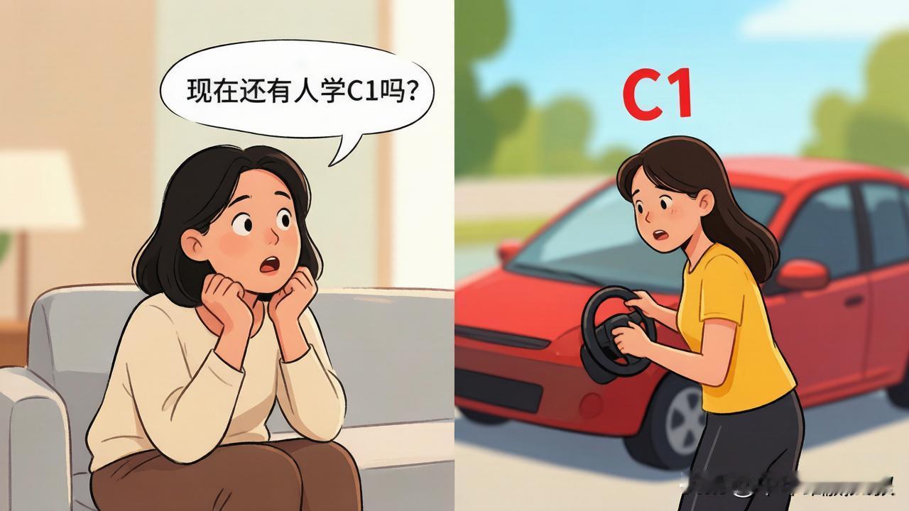 现在还有人学C1吗？我这几天真被问住了。

大家都知道，C1是手动挡，C2是自动