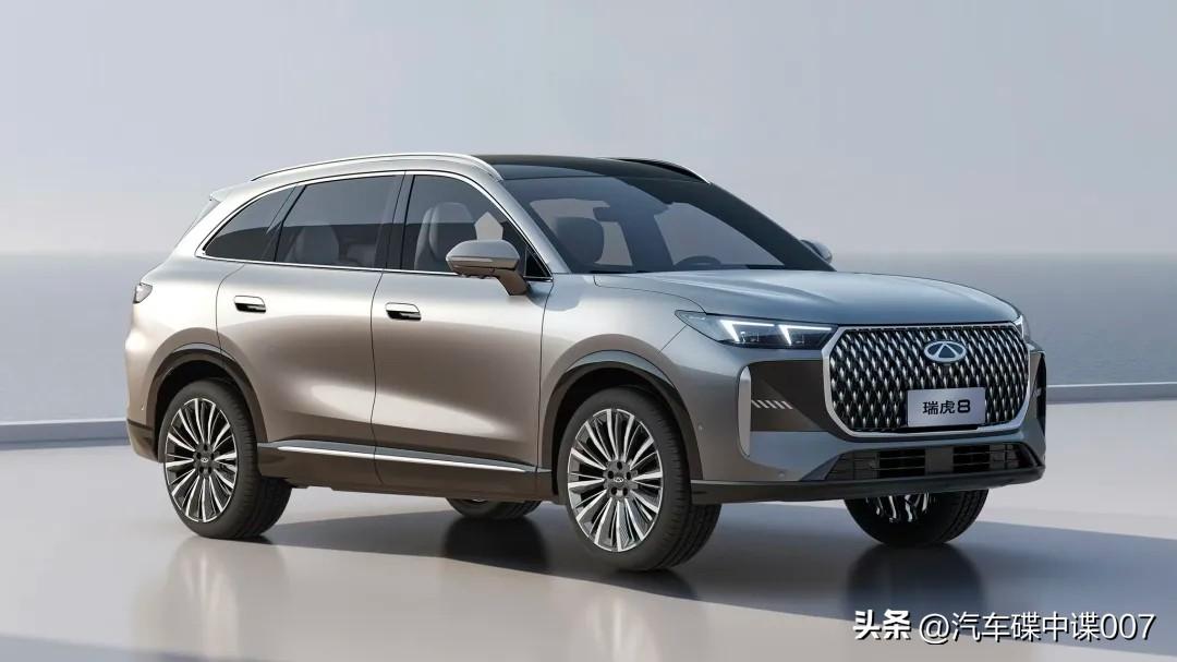 全新一代瑞虎8plus与瑞虎8pro官方图片公布，这两款车型共用同一白车身，仅在