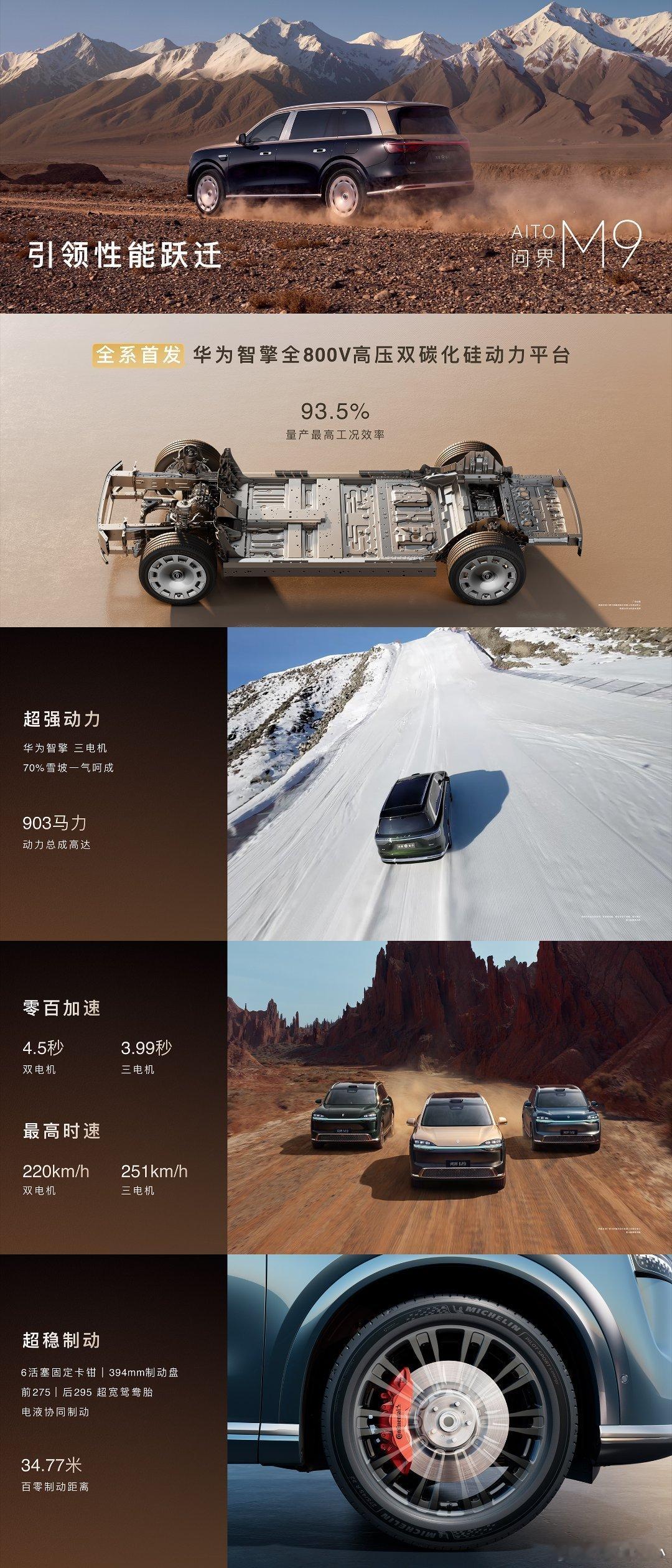 余承东说问界M9增程纯电同价 🧭兼顾家用与商务，全新一代问界M9综合实力能打。