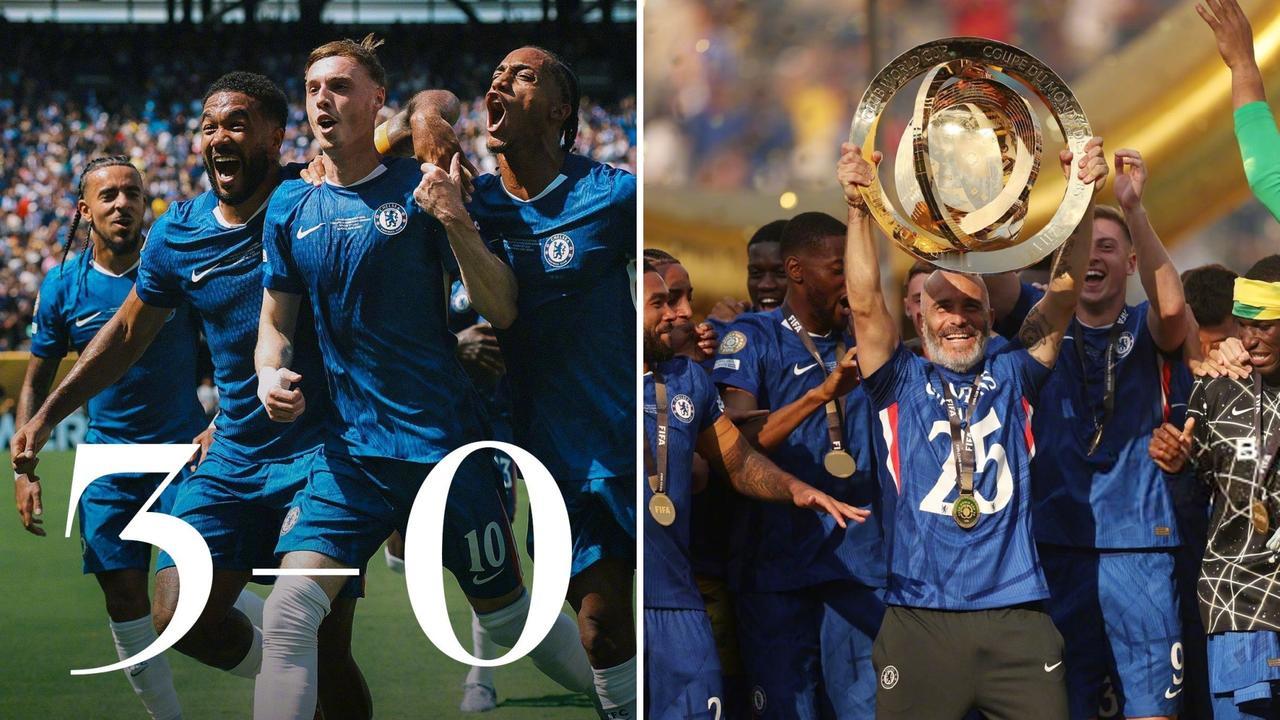 世俱杯：切尔西3-0击败巴黎圣日耳曼，欧协联冠军击败欧冠冠军。
帕尔默2射1传，