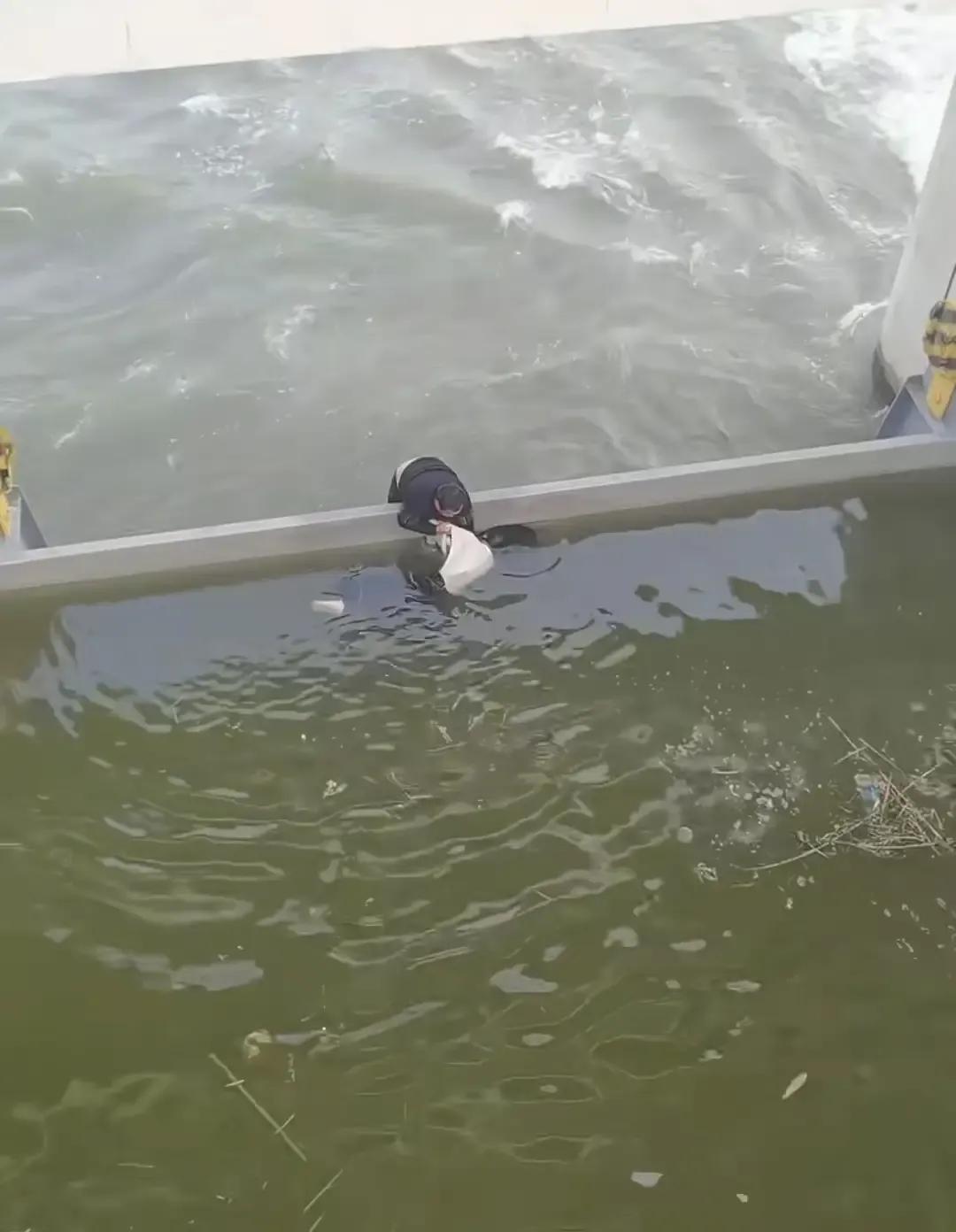 女子落水生死一刻，男子奋勇救人，为何默默远去不愿留名？
 3月8日下午4点20分