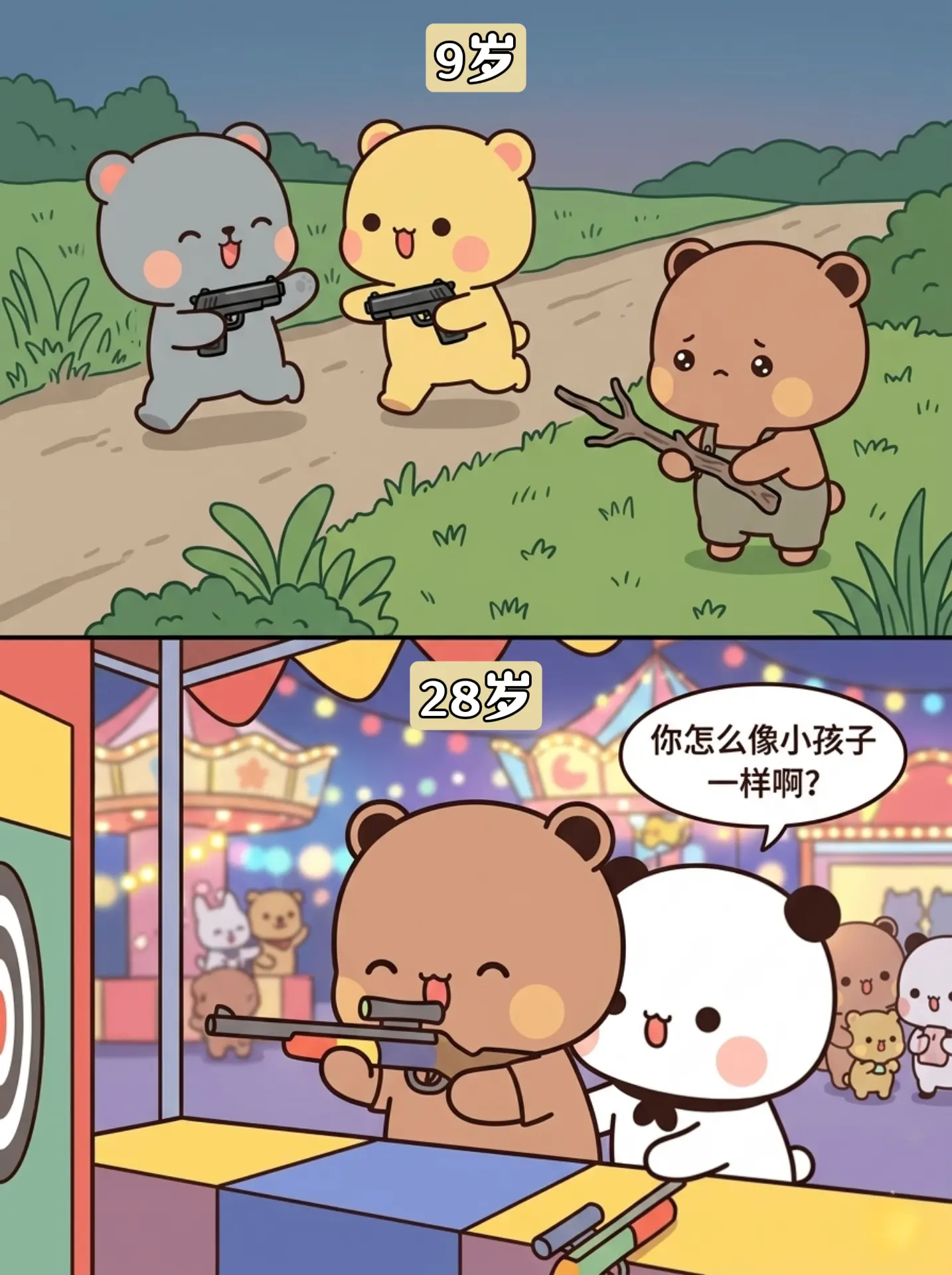 不管几岁，快乐万岁！。