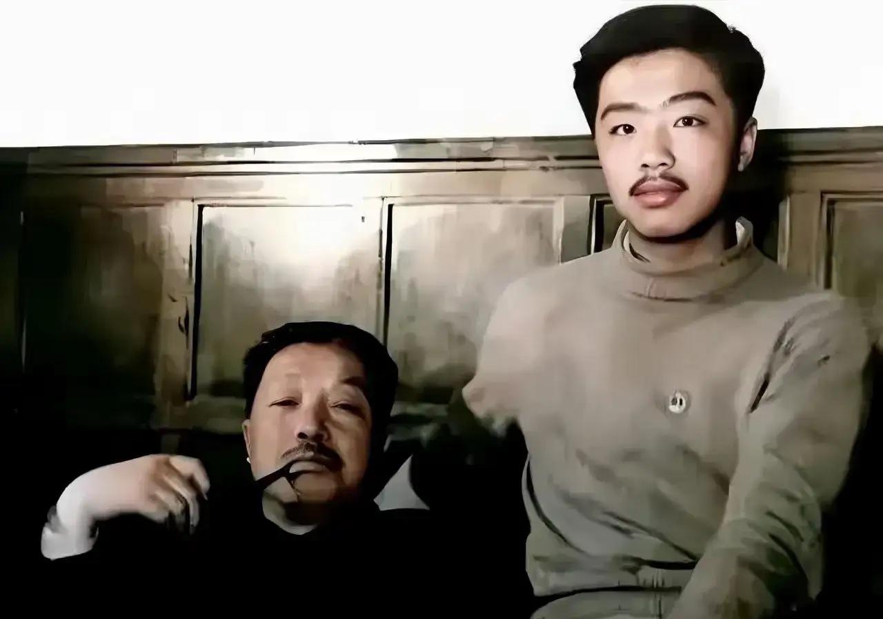 贺龙父子：长相神似的背后，是刻入骨髓的家国传承

下图是贺龙和唯一儿子贺鹏飞的合