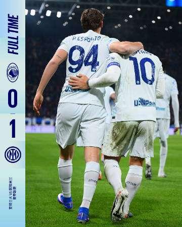 论比赛内容，我们的比赛是充实的。更多的时候，哪怕输掉的比赛，国米在场上表现出的攻