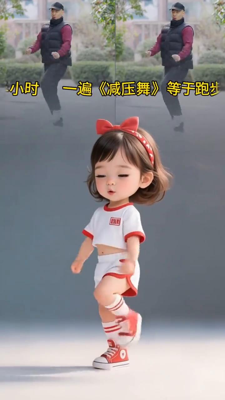 《减压舞》一学就会，简单易学舞蹈。
·玉舞等于跑步半小时。
·减压舞等于跑步半小