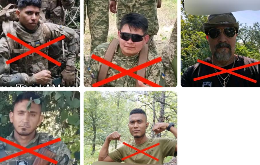 哥伦比亚人进入乌克兰当雇佣兵，大部分都阵亡了，怪不得乌克兰人都快打没了，还不和谈