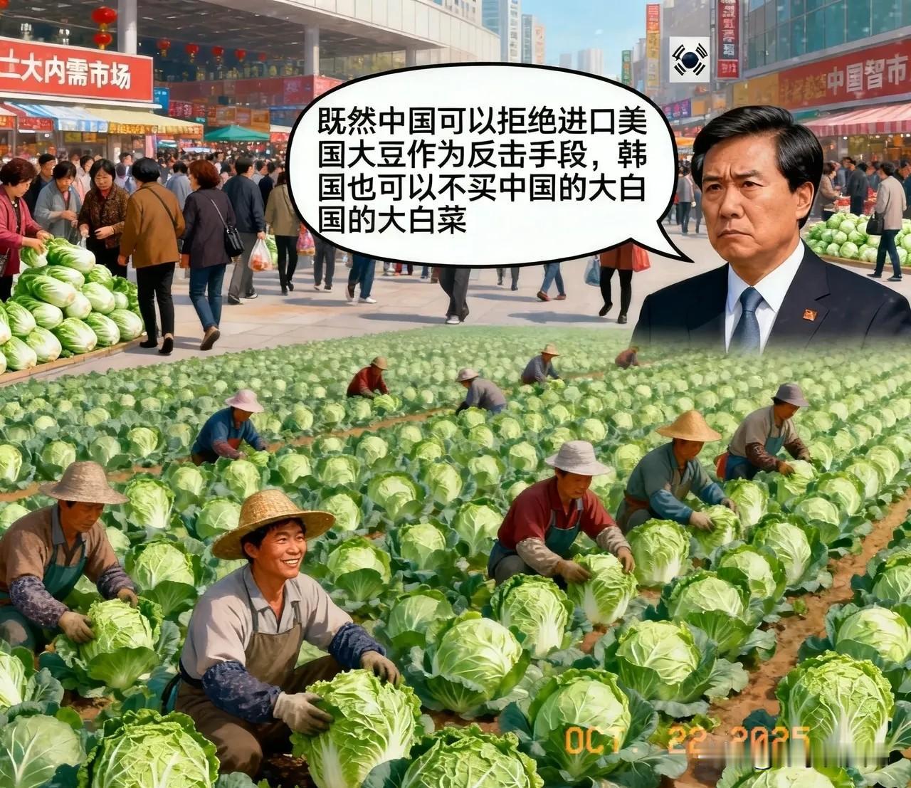韩国某智库称：“既然中国可以拒绝进口美国大豆作为反击手段，韩国也可以不买中国的大