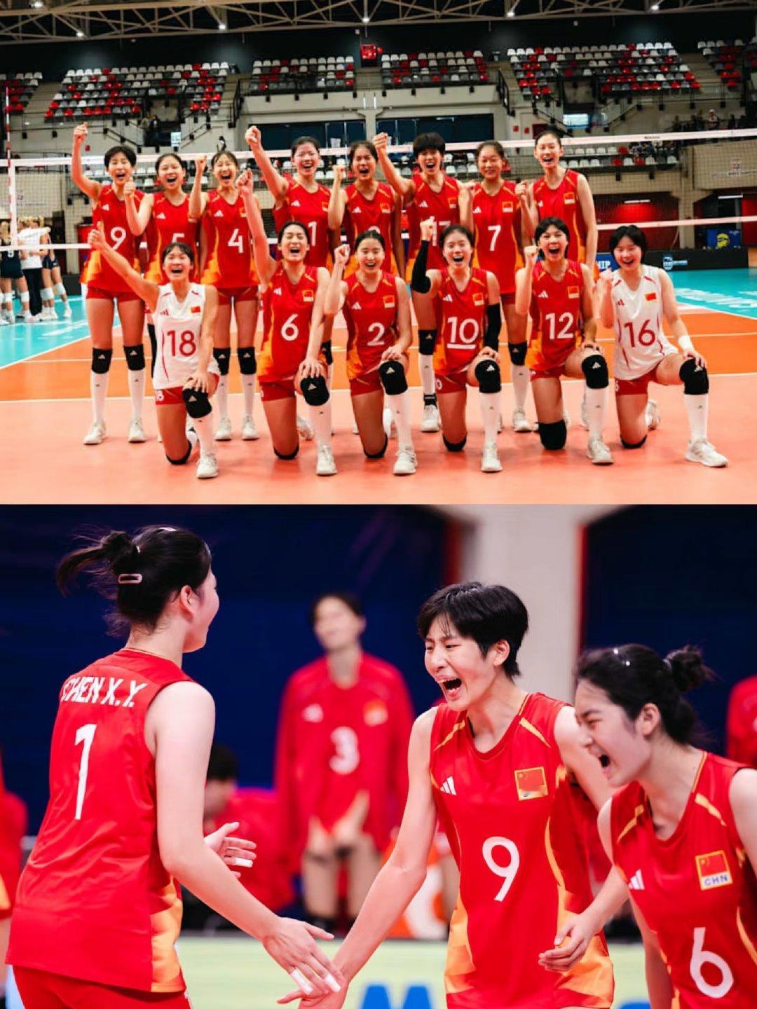 U17女排世锦赛，中国3-2苦胜克罗地亚，半决赛将战美国。比赛在智利圣地亚哥进行