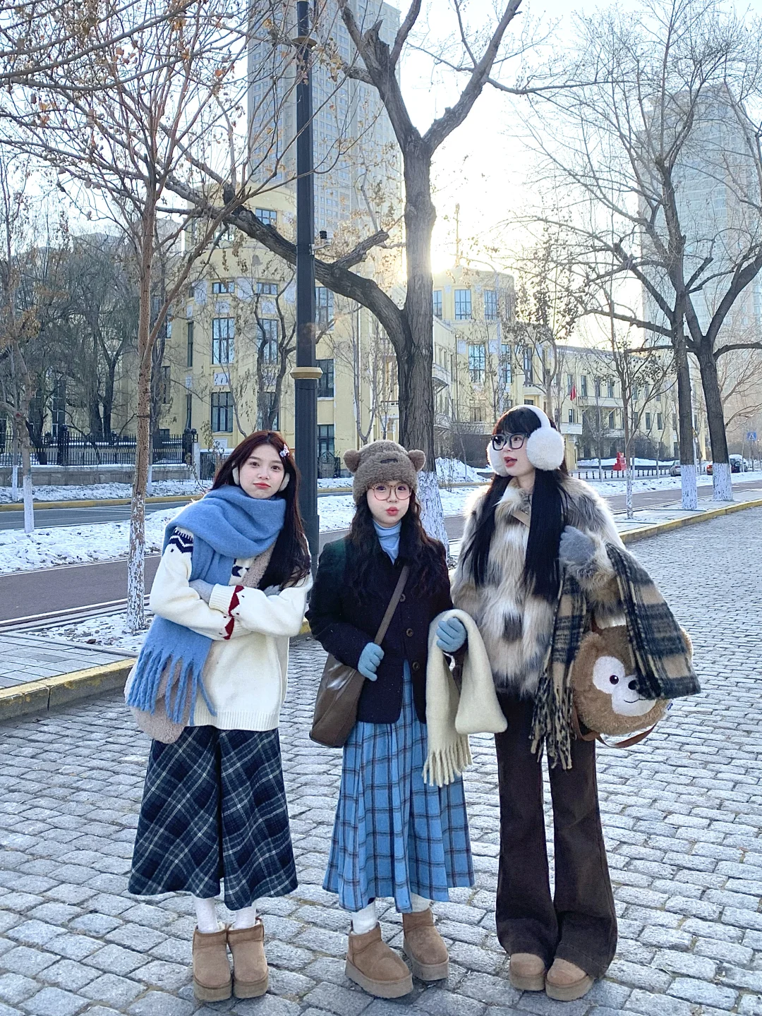 浅浅回顾一下去年哈尔冰穿搭!!!👭🍂