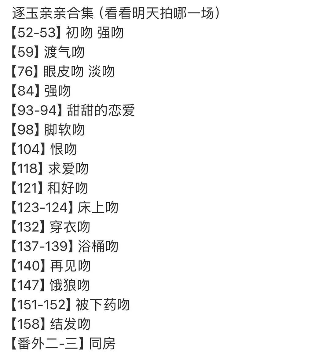 逐玉吻戏  张凌赫  田曦薇  田作之赫逐玉亲亲合集，吻戏也太多了吧开机第一天就