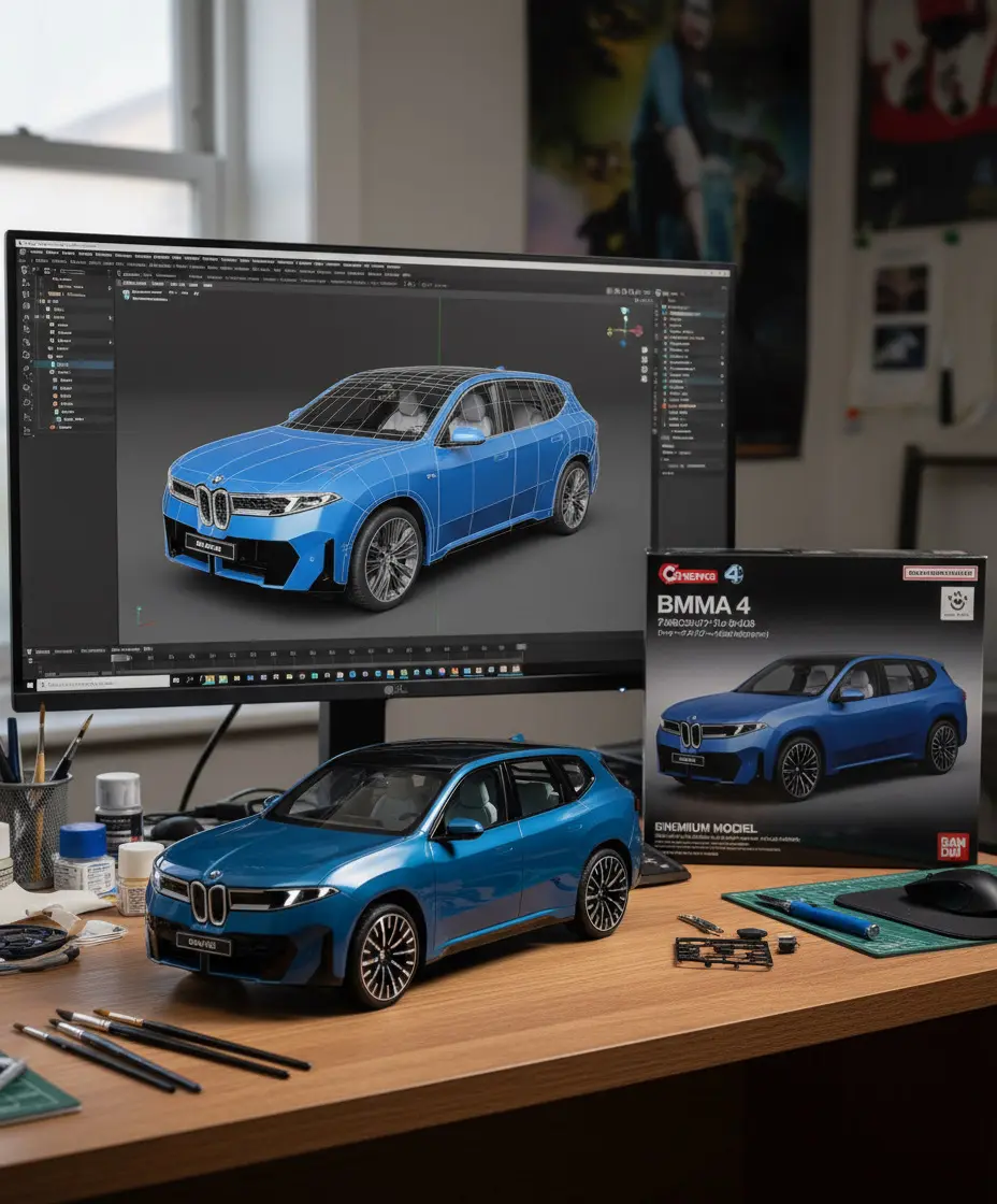 全新BMW 宝马IX3 车模图片