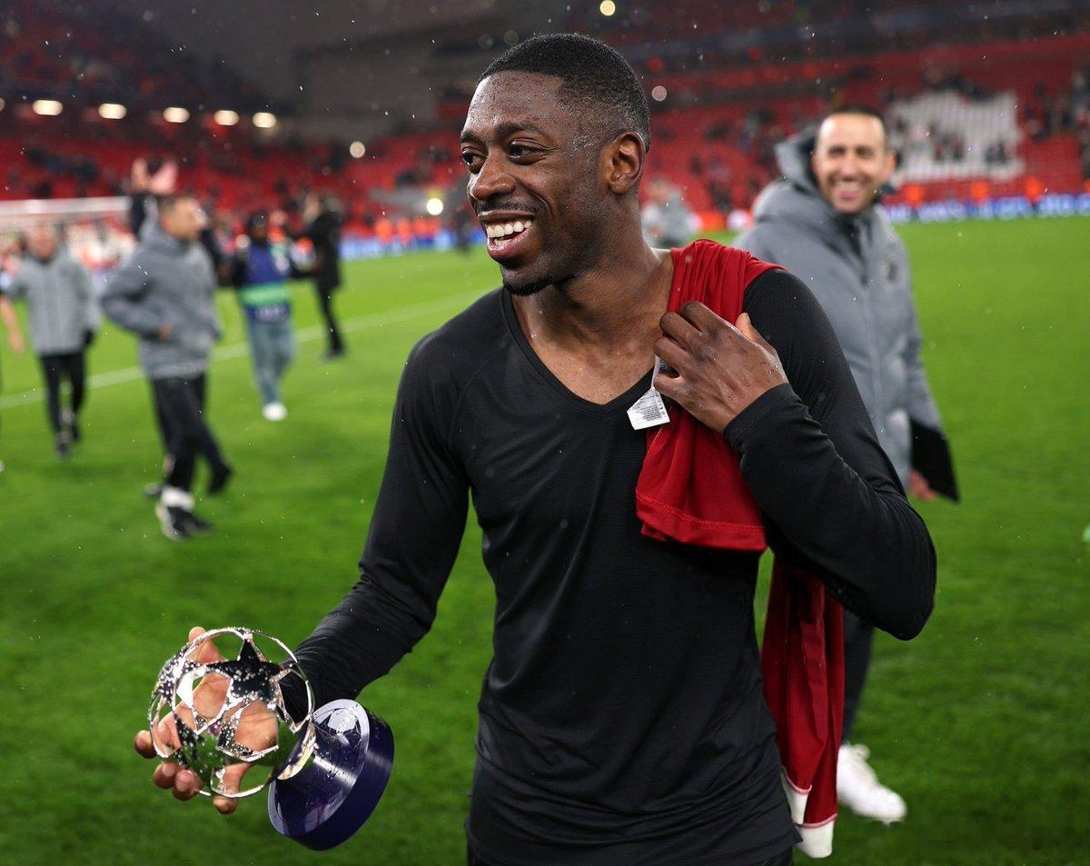 Ousmane Dembele of Paris Saint-Germain p