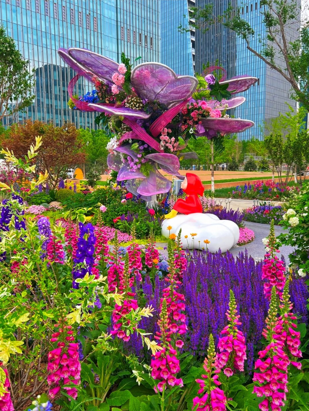 北京花境一步一景太美了已经听到好几个朋友在聊2026北京国际花展了！谁能拒绝被花
