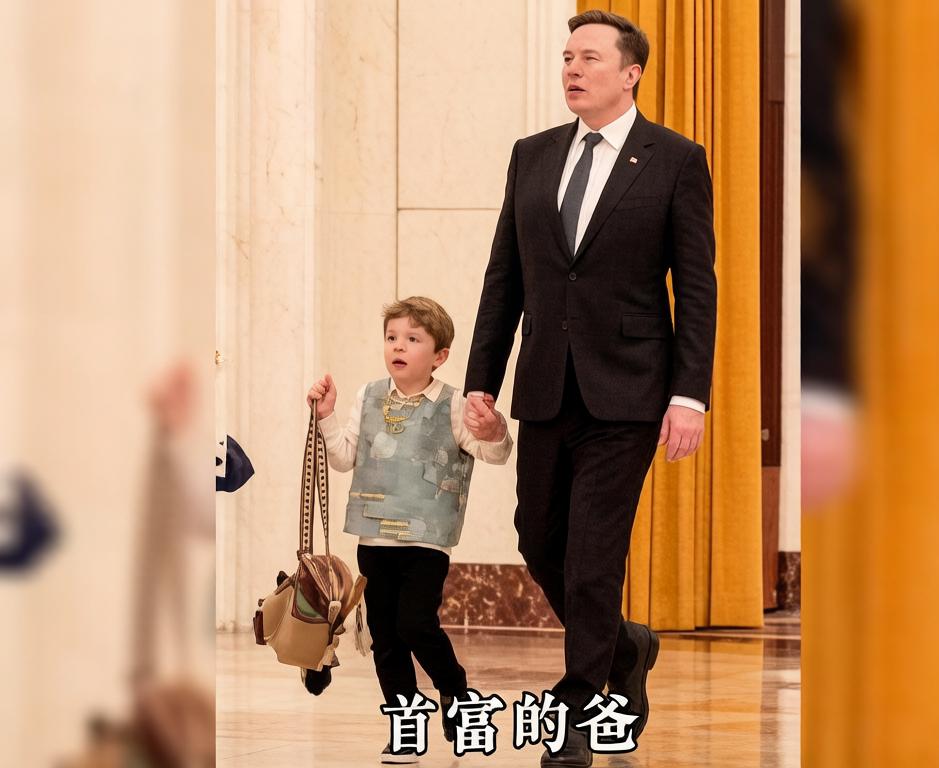 这个小孩，简直是投胎界的顶配。首富是他爸，总统是他伯，妈妈漂亮，他本人还是个天不