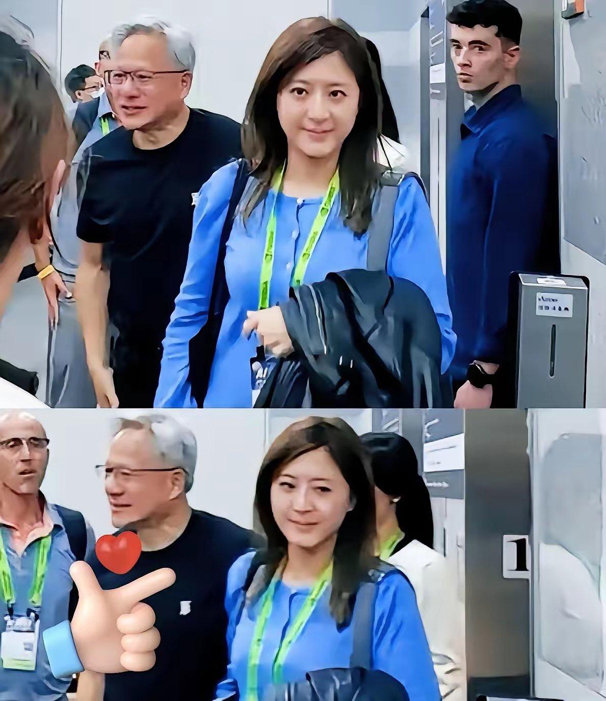 这应该是黄仁勋最信任的行政秘书。
这次黄仁勋的中国之行，所有的私人活动，都有这位