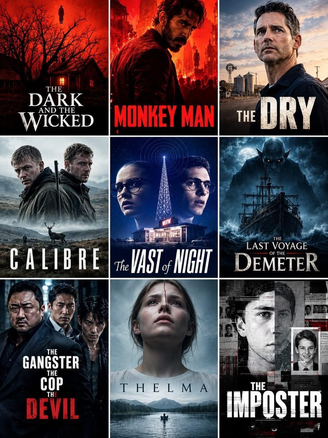 🎬 类型：禁忌实验、冷酷杀手、濒临崩塌的世界
9部扣人心弦的影片，一个秘密，就