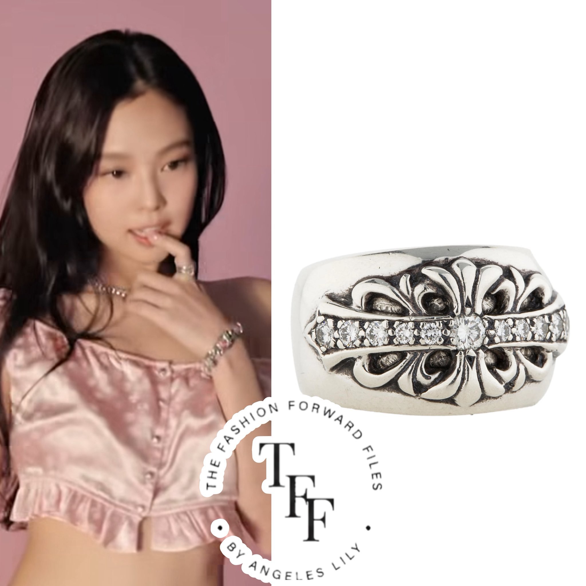 Jennie x cosmopolitan首饰细节vintage Bill Bl