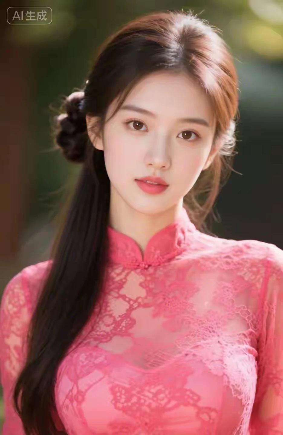 窈窕淑女，君子好逑。
眉清目秀 ，美若冠玉。
出水芙蓉，艳若桃花。
婀娜多姿，千