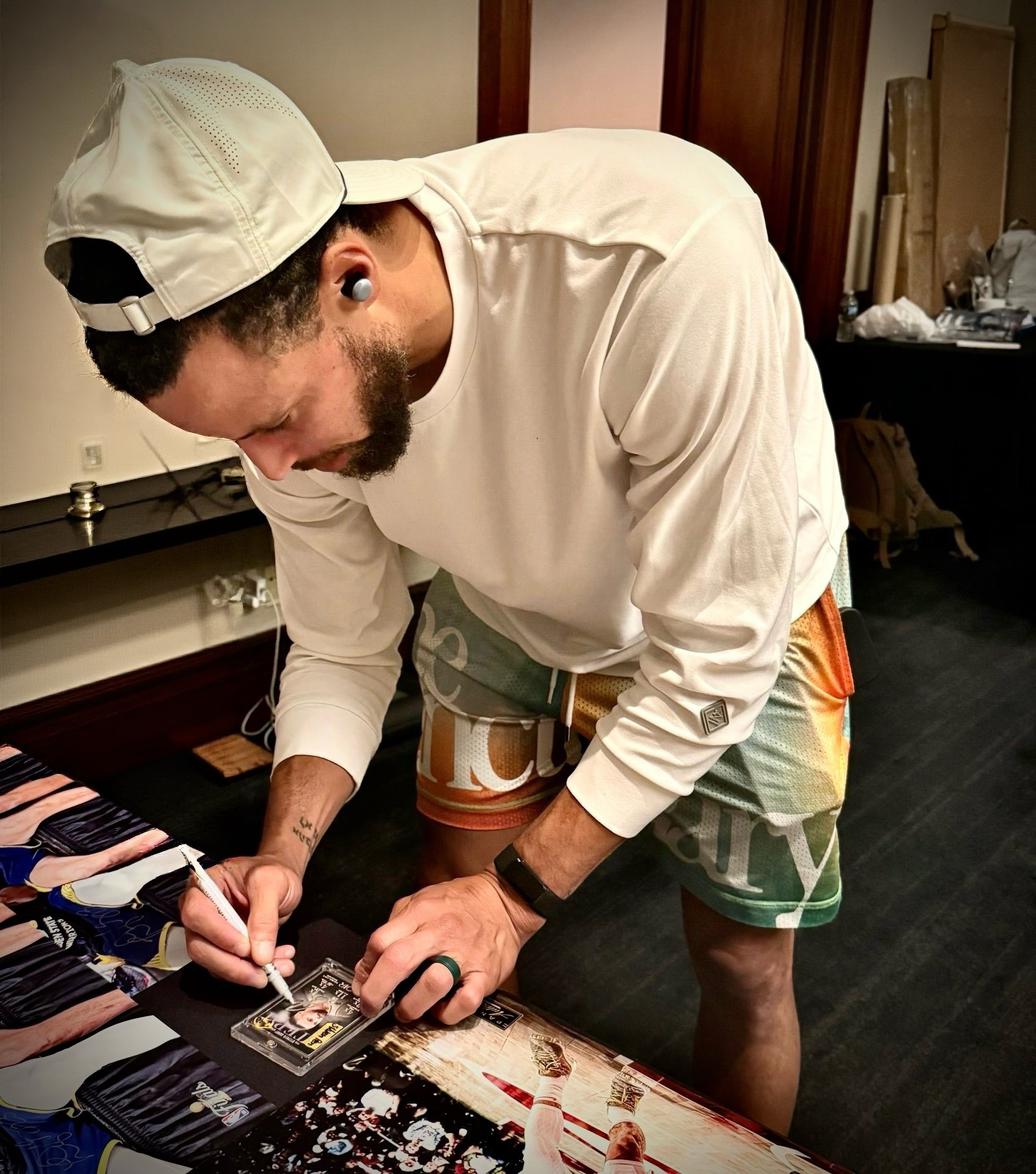 Curry Noir系列传记亲签｜签售会💯作品这张24-25赛季Panini 