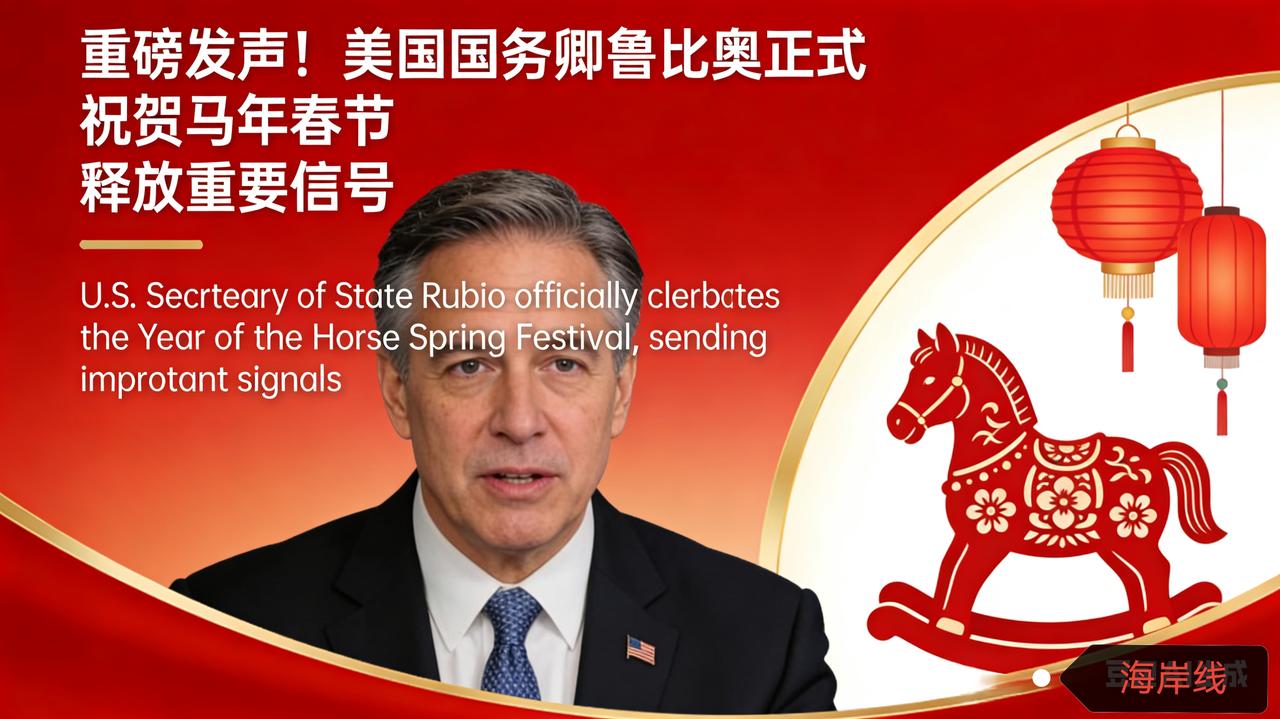 重磅发声！美国国务卿鲁比奥正式祝贺马年春节 释放重要信号
 
2月17日新加坡《