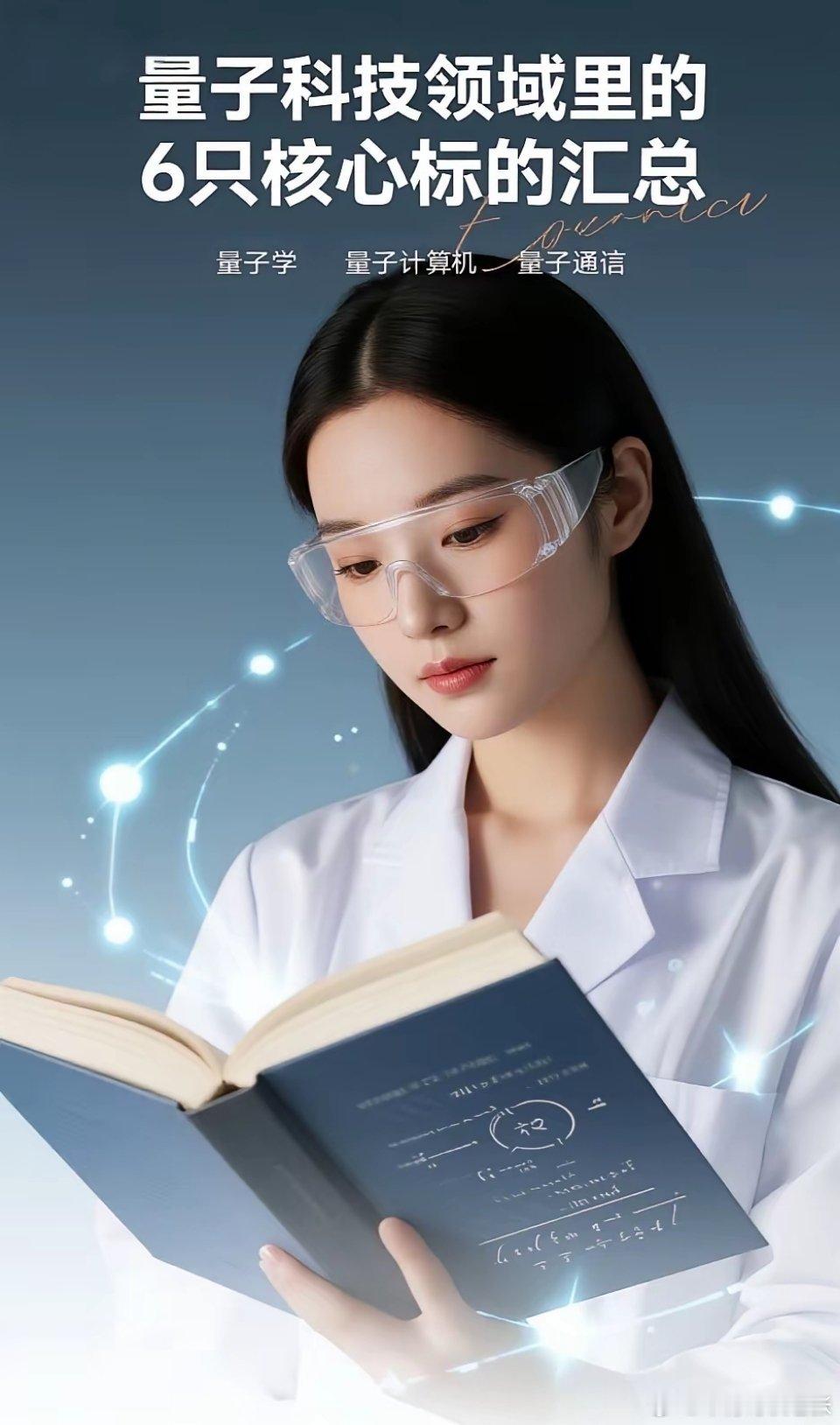 量子科技领域里的6只核心标的汇总：或许是格尔软件，6天4板，抗量子密码+拟收购+