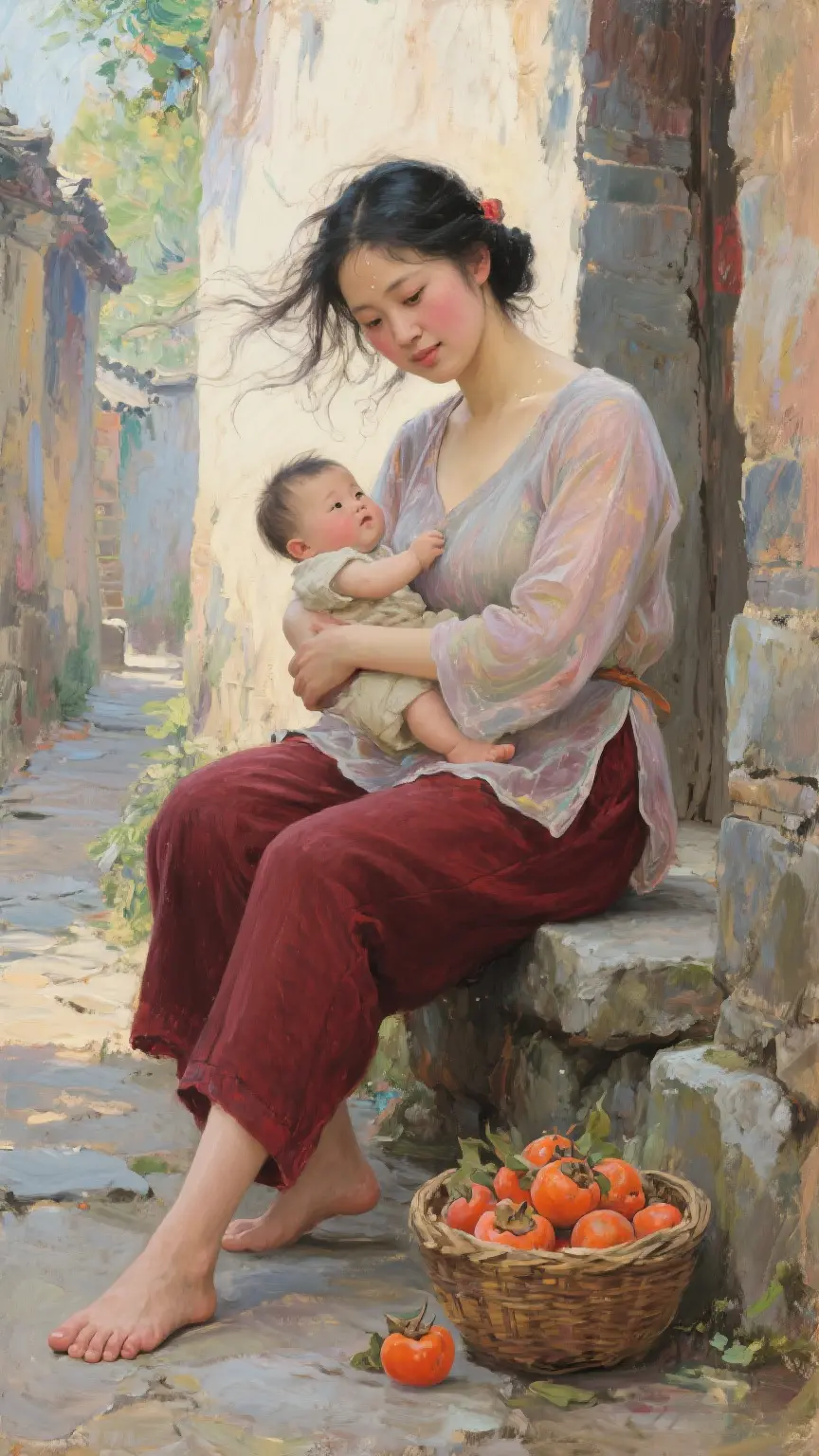画一个故事 画中人 烟火气