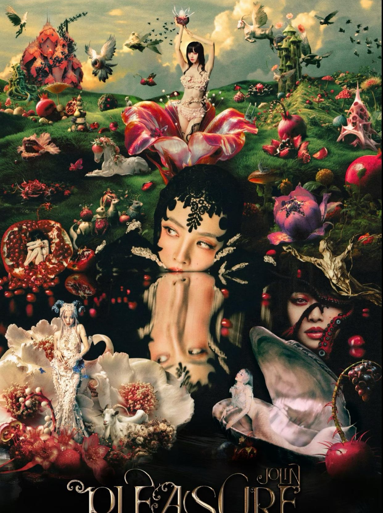 不同于其他歌手，蔡依林演唱会巡演海报做得挺不一样的，视觉冲击力很强。 ​​​