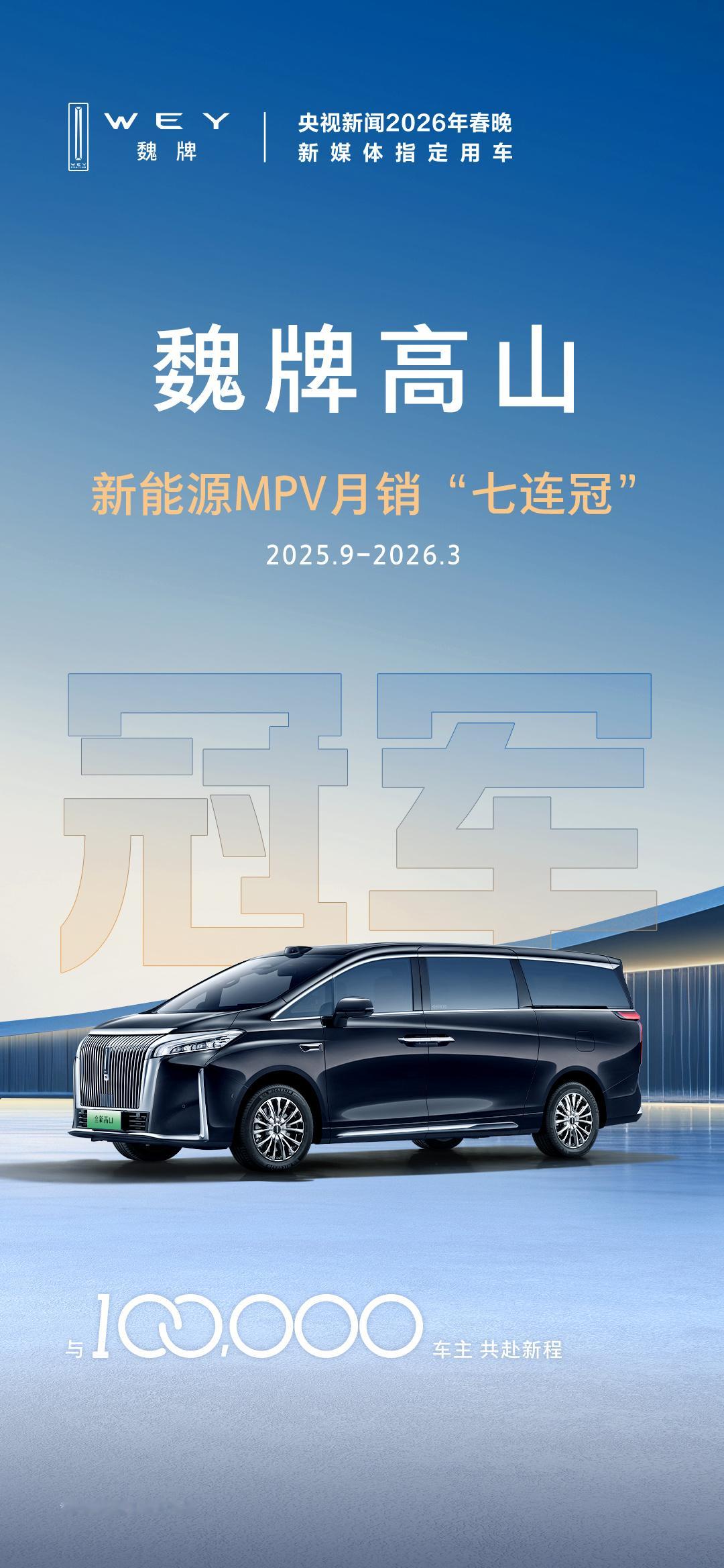 魏牌高山10万台下线 一转眼，魏牌高山已经达成10万台下线里程碑，且连续7个月蝉