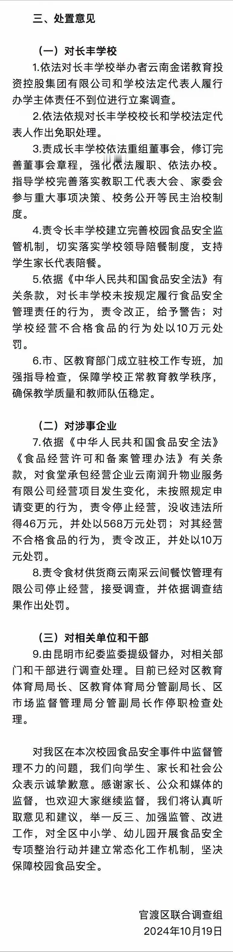 昆明臭肉事件处罚定格了
高高举起……
轻轻放下……