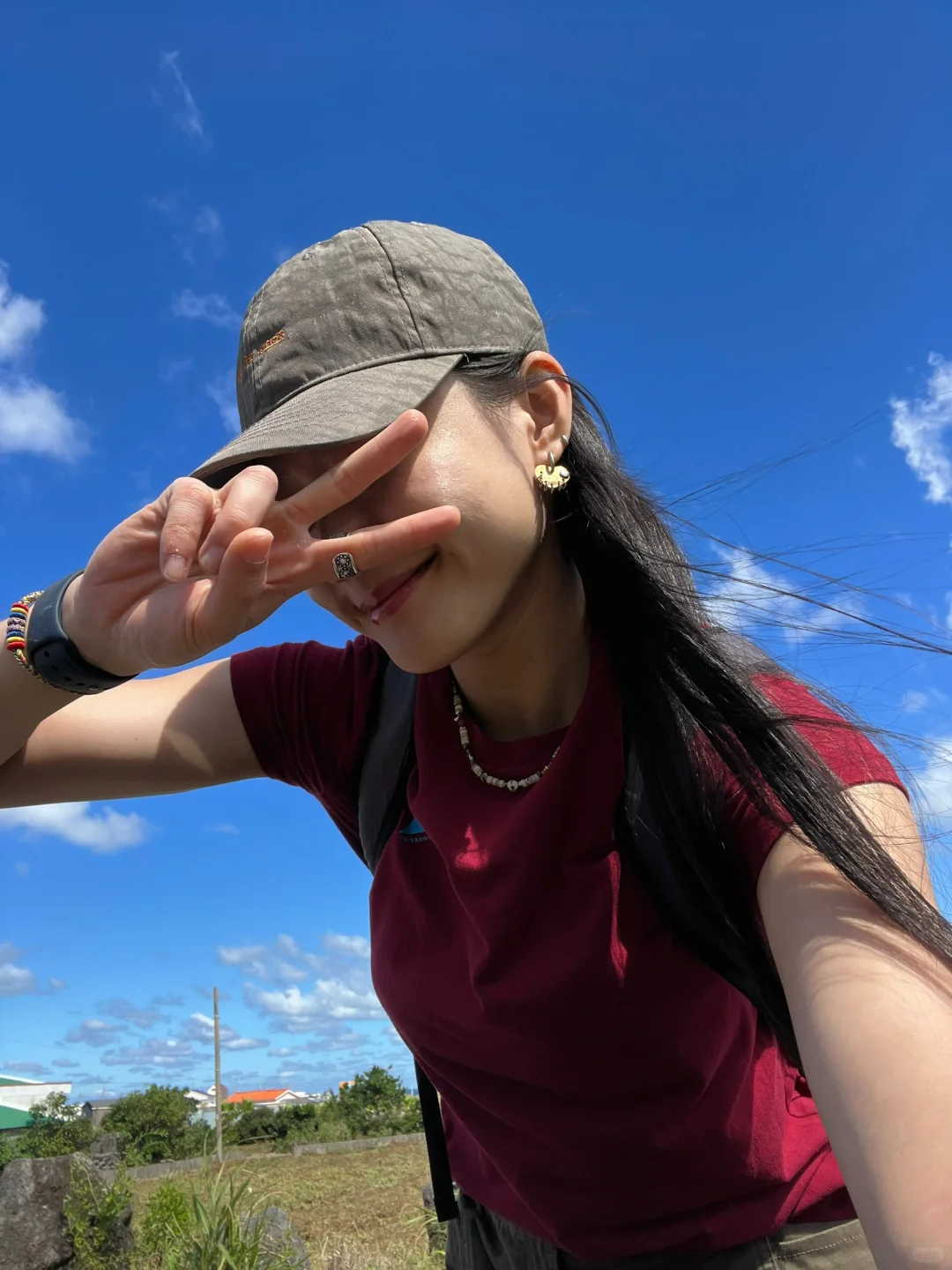 在牛岛骑车好爽！