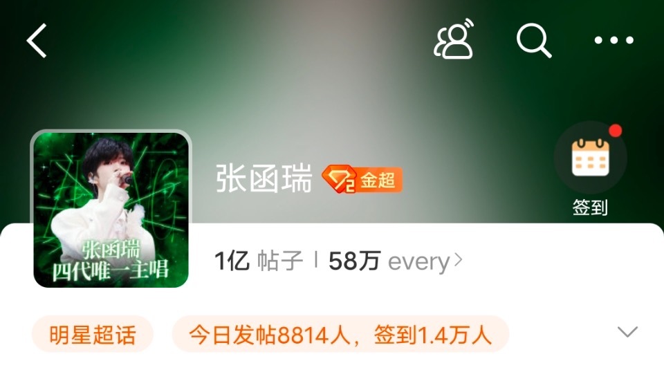 投稿 张函瑞发帖破1亿 四代第一且唯一 数据断层Top ​​​