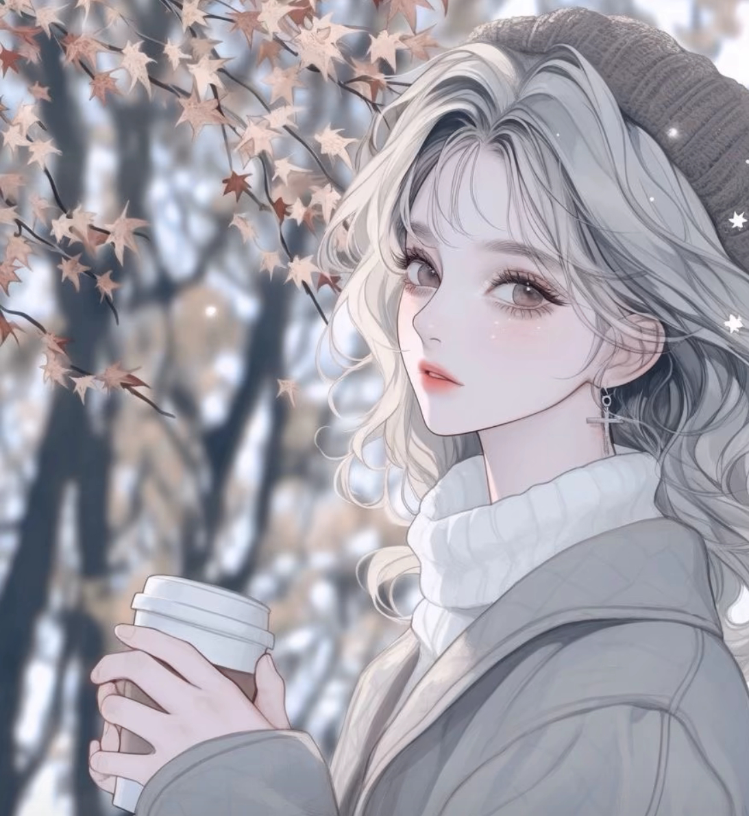 女生头像/冬季限定女头 